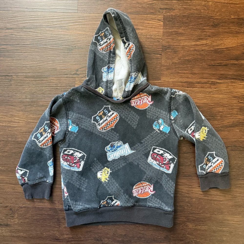 Disney Pixar Cars Hoodie 3T Boys Toddler